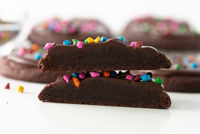 cosmic brownie cookie fudgy dense texture