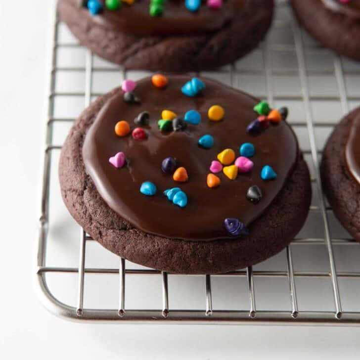 Fudgy Cosmic Brownie Cookies