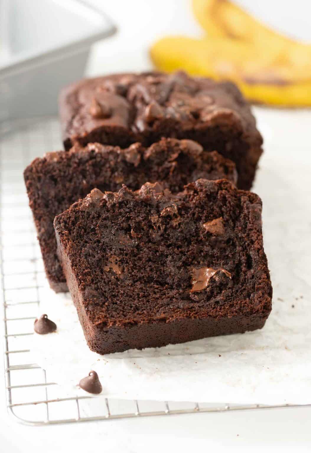 Double Chocolate Banana Bread
