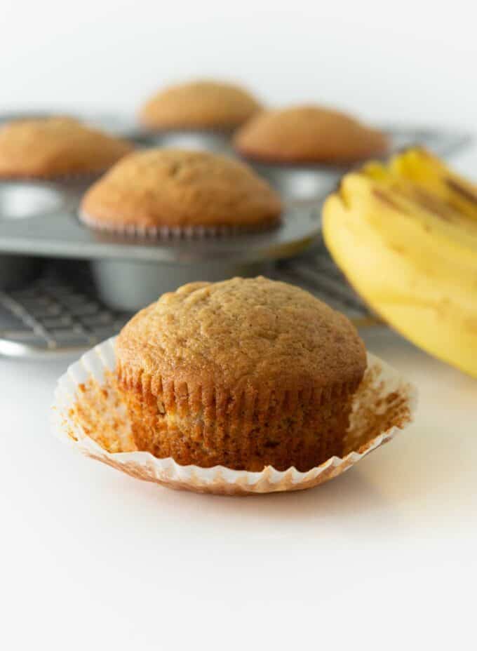 banana muffins made with 1 banana