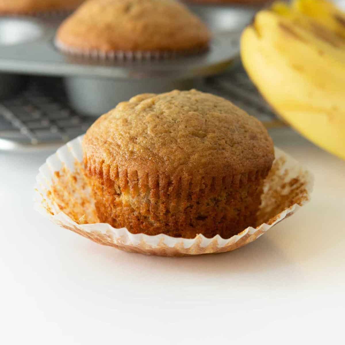 banana muffins made with 1 banana