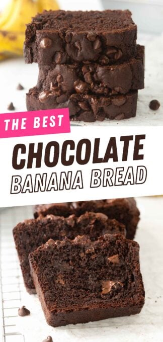 double chocolate banana bread pin