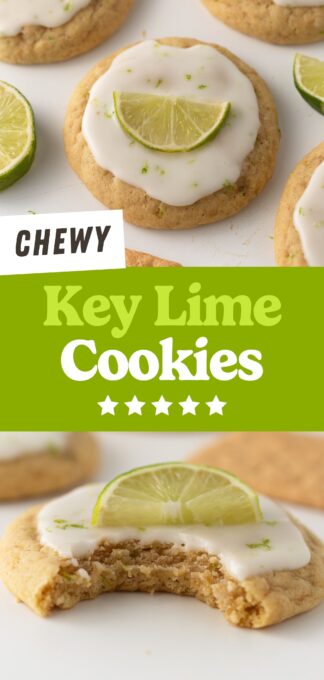 chewy key lime cookies pinterest collage