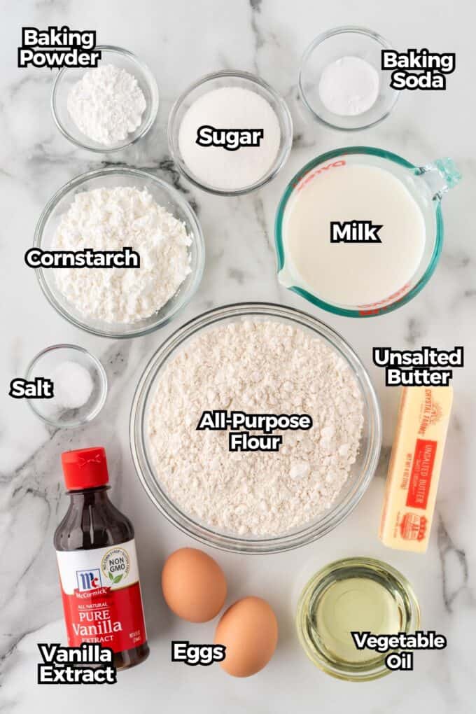 ingredients for crispy waffles