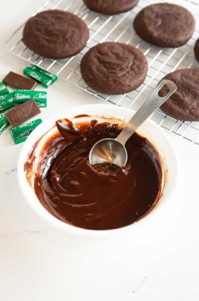 bowl of final chocolate ganache