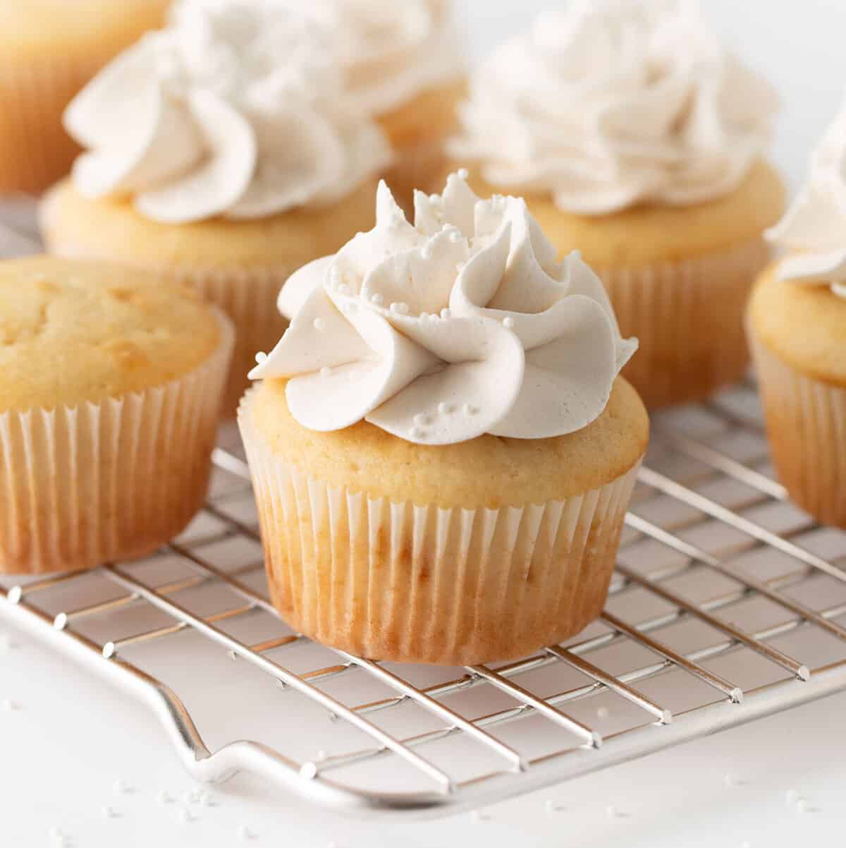 dairy free vanilla cupcakes doctored cake mix
