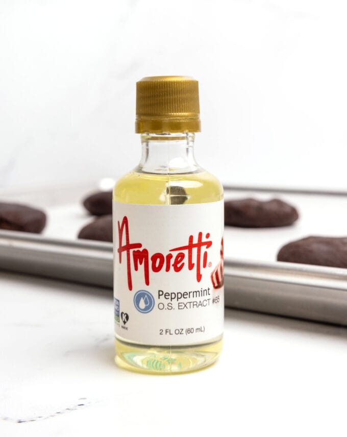 bottle of amoretti peppermint extract