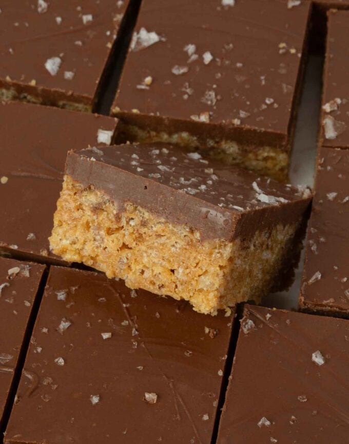 Scottaroo The Best Chewy Scotcheroos - Design Eat Repeat