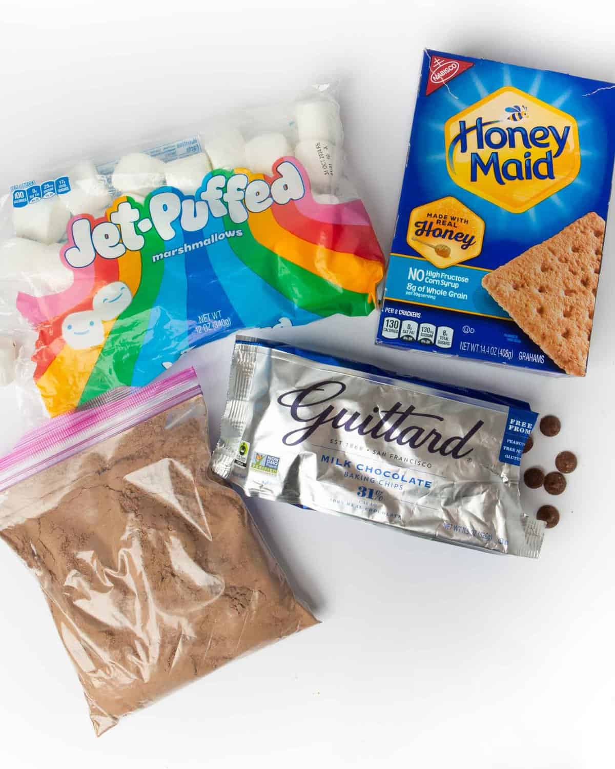 smore brownie ingredients
