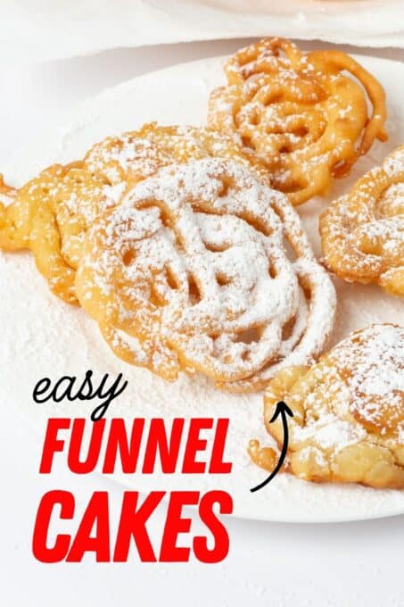 easy funnel cakes pin