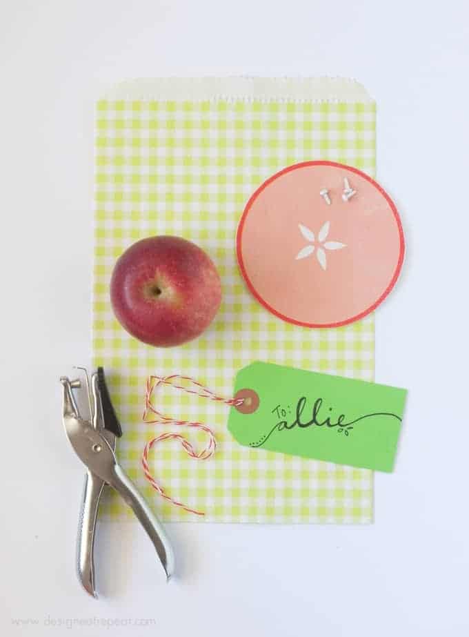 Apple GIft Bag Idea - Perfect for fall!