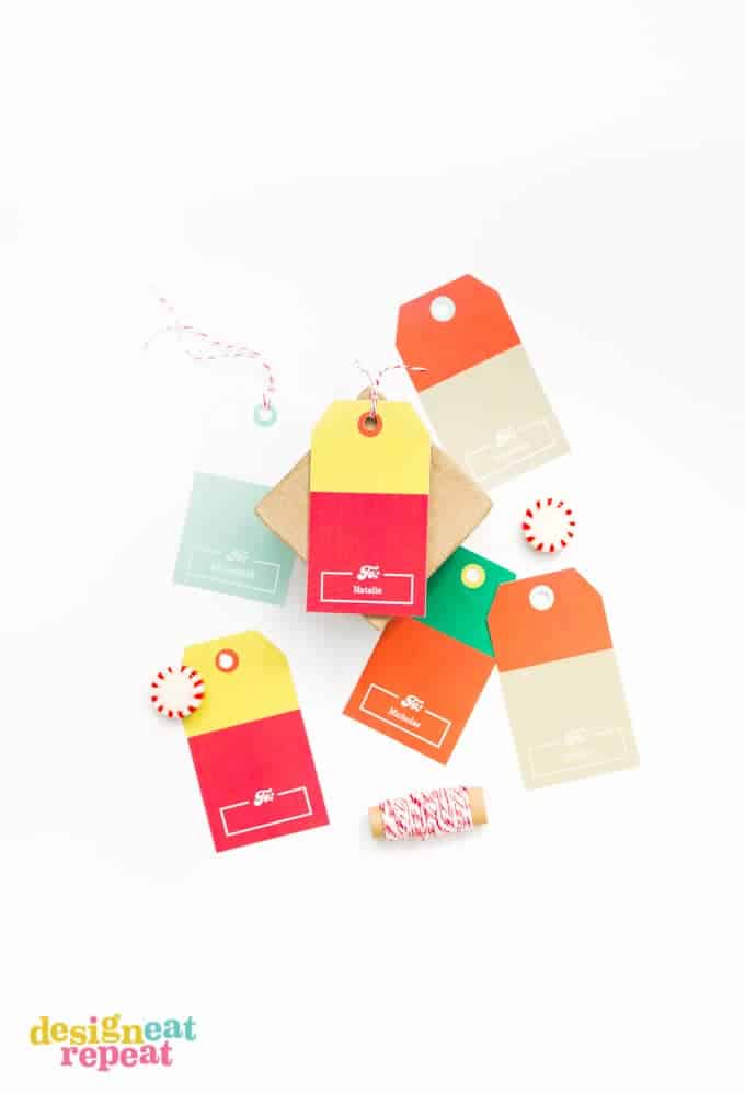 Free Printable Gift Tags! Versatile colors make these perfect for any occassion!