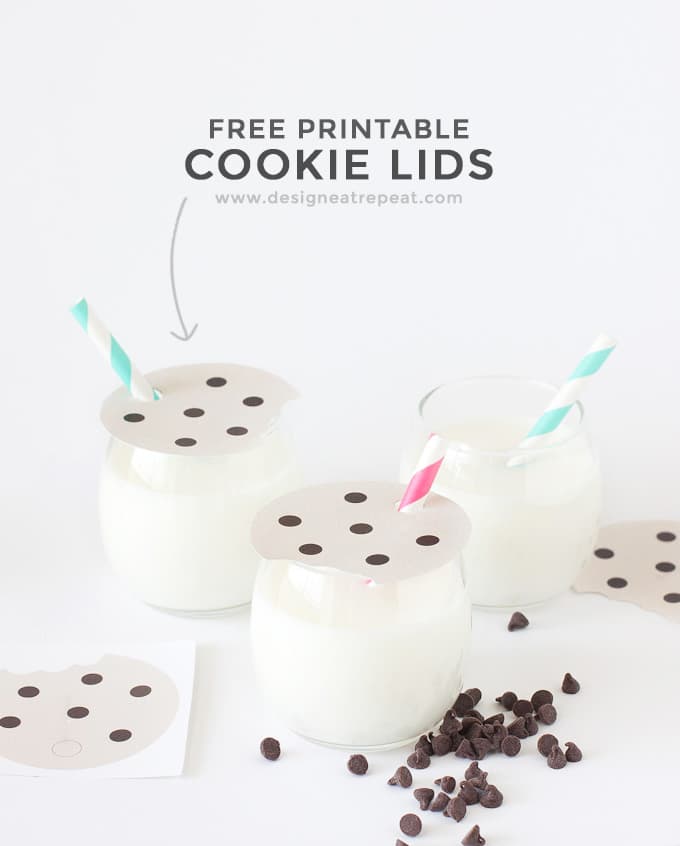 Download these Free Printable Cookie Lids for a fun way to spruce up snacktime or parties!