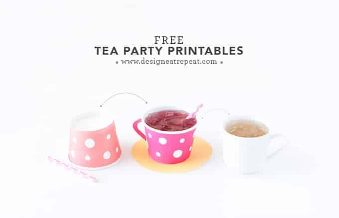 Diy Tea Party Printables