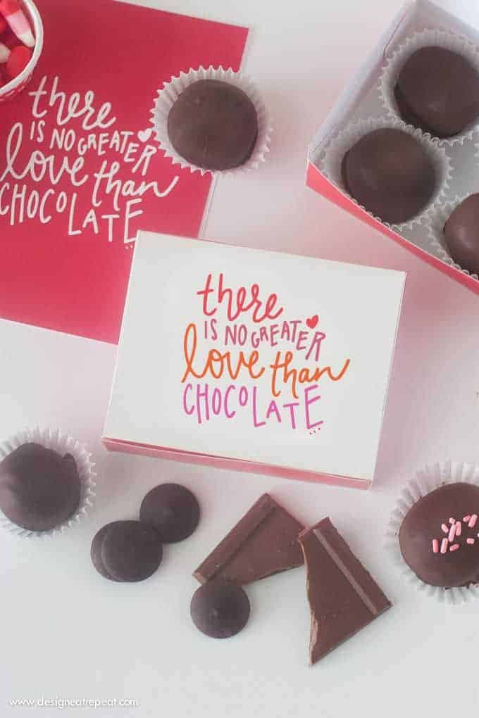 Diy Printable Chocolate Gift Box Design Eat Repeat