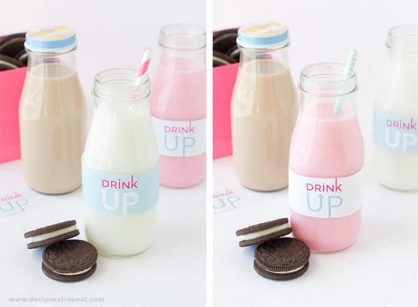 Free Printable Milk Bottle Labels