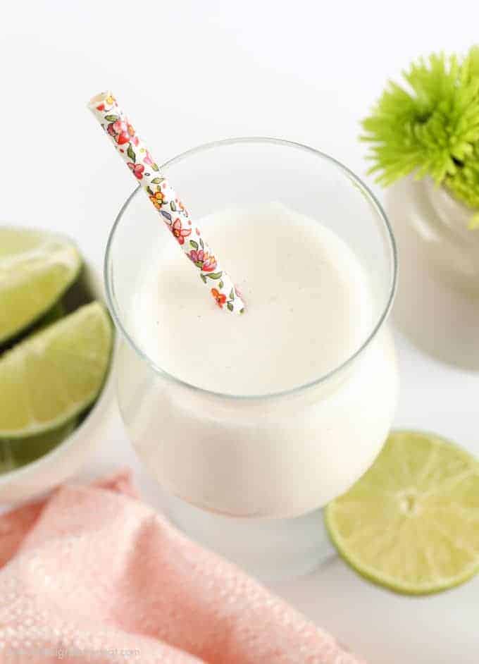 Frozen Vanilla Coconut Lime Refresher - single serving!