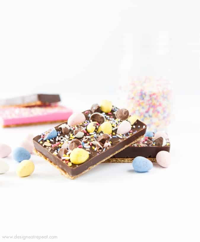 Homemade Chocolate Easter Candy Bars