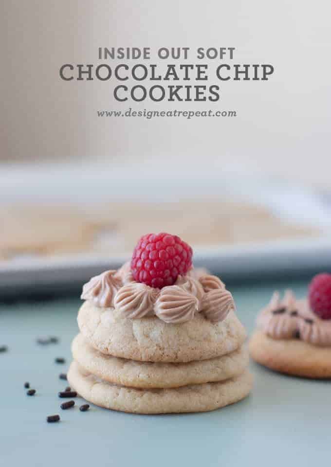 Inside Out Soft Chocolate Chip Cookies