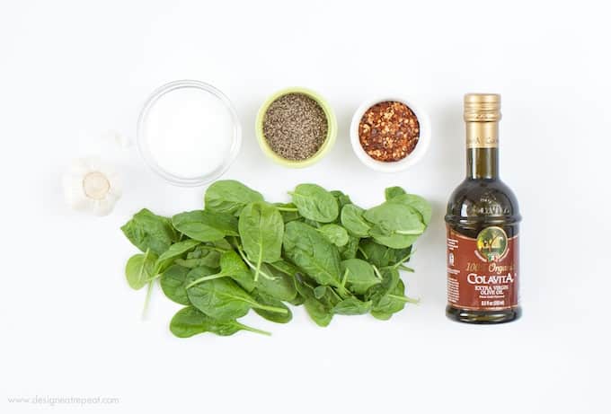 Learn how to make Garlic Sauteed Spinach with the CookingPlanIt App! It walks you through each step and teaches you how to cook like a pro!