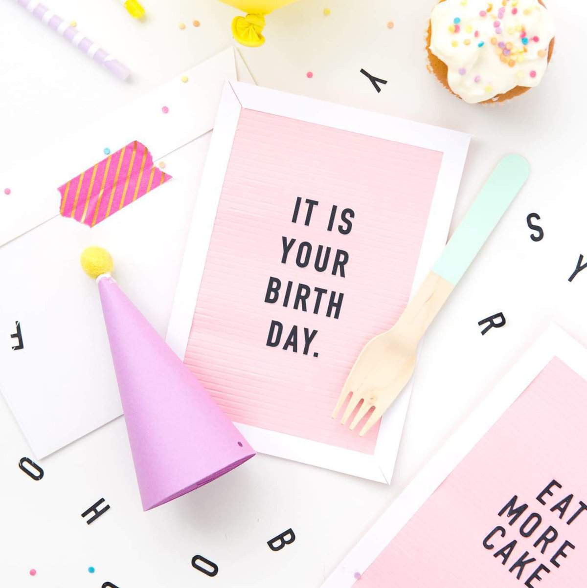 Letterboard DIY Birthday Cards