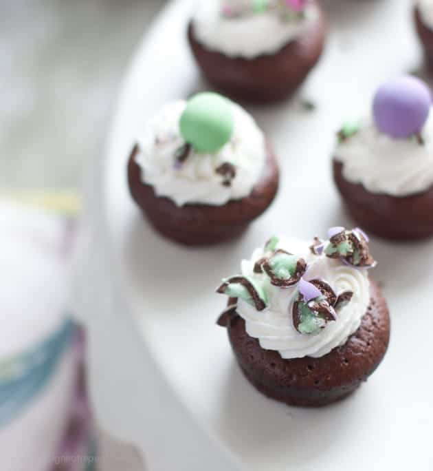 Melt in Your Mouth Mint Brownie Bites-3