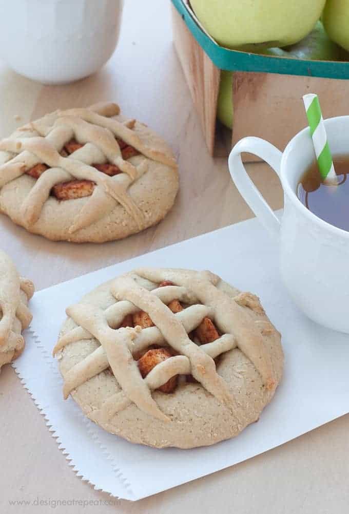 Mini Apple Pie Sugar Cookie Tarts