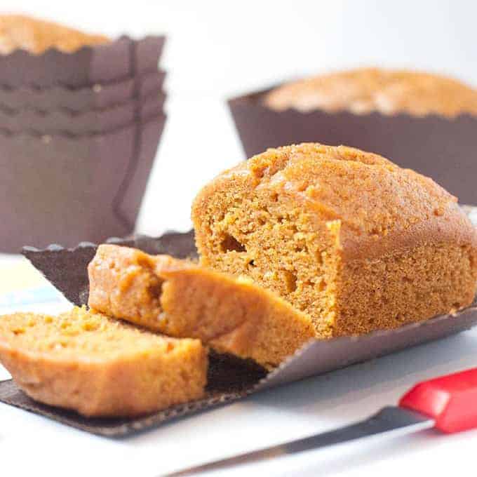 Two Mini Fall Loaf Pans, Vintage Fall Mini Bread Pans 