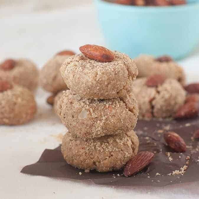 Peanut Butter Almond Oat Yogurt Bites (No flour, No Butter Cookies)