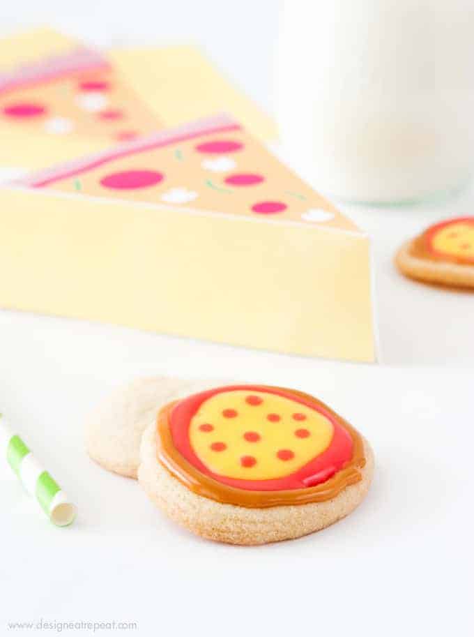 Pizza Party Printable Box Template