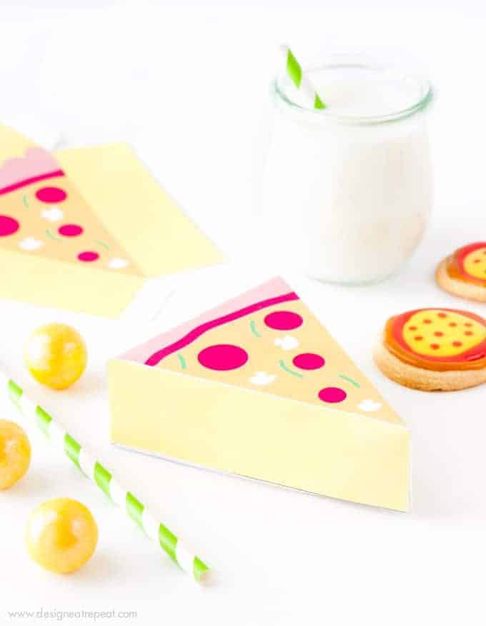 Pizza Party Printable Boxes