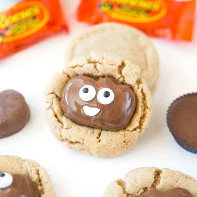 Reeses Pumpkin Peanut Butter Cookies!