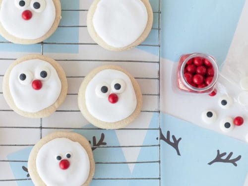 decorated reindeer cookies a free printable