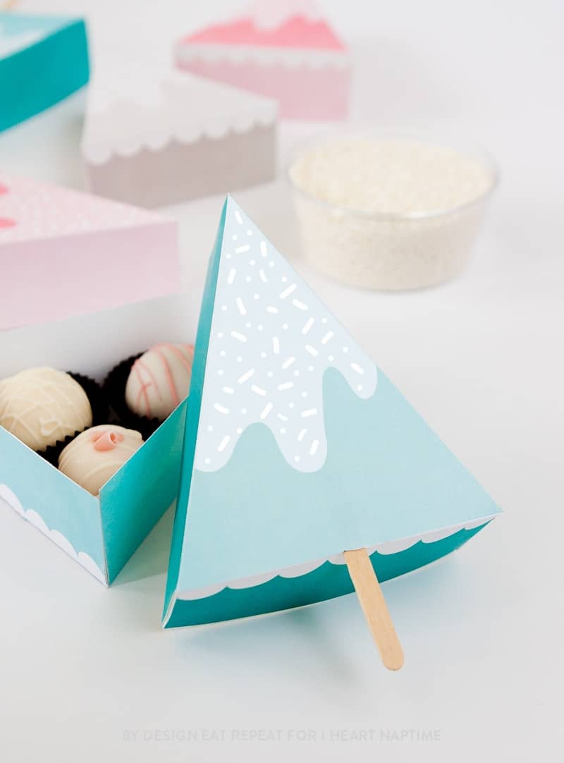 Printable Treat Boxes (as seen on I Heart Naptime) - Design Eat Repeat