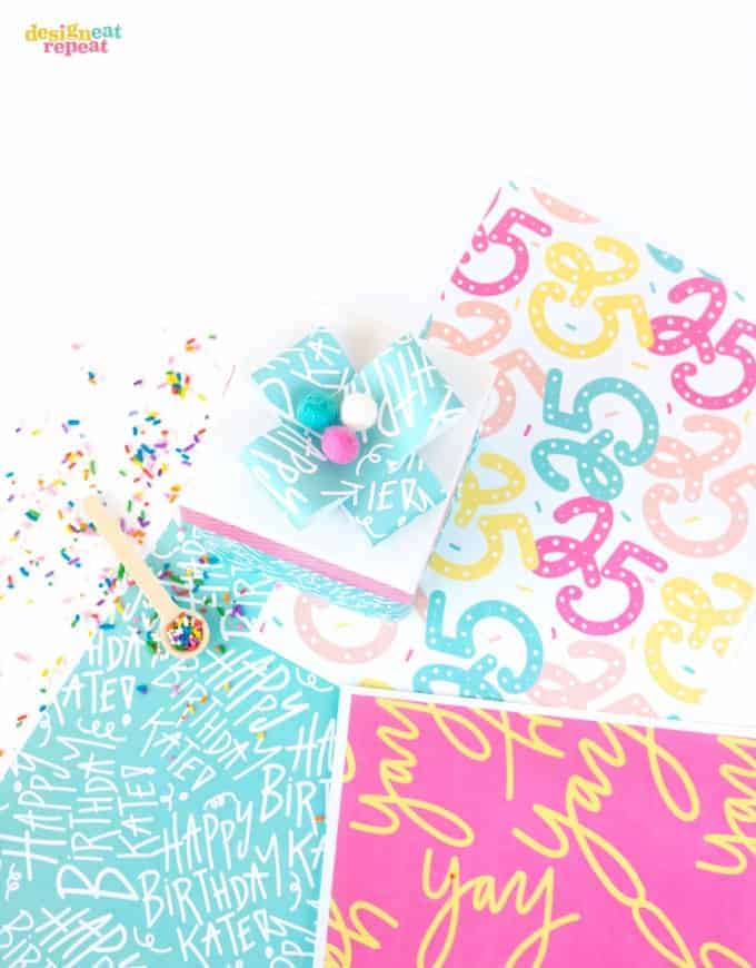 Graphic Designer, Melissa from the blog Design Eat Repeat shows you how to make your own custom hand lettered gift wrap using the Dell XPS 15 touchscreen laptop and Adobe Illustrator!