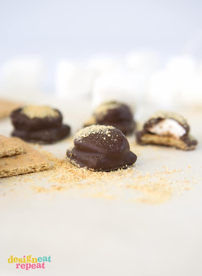 Switch up a summer classic with these easy S'more Bites! With just 3 simple ingredients, these bite-sized treats are the perfect addition to a summer party!