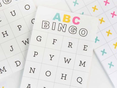 Free Printable Alphabet Bingo - Design Eat Repeat