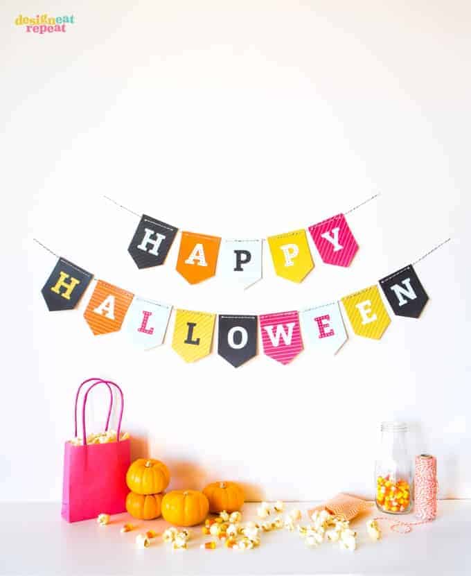 Free Printable Halloween Banner!