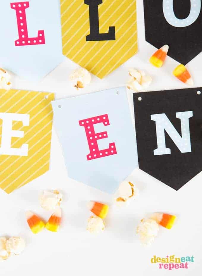 Free Printable Halloween Banner!