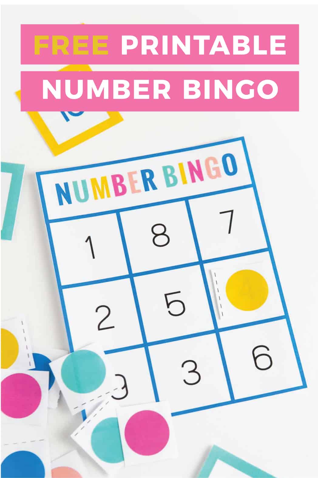 Free Printable Classic Number Bingo Cards