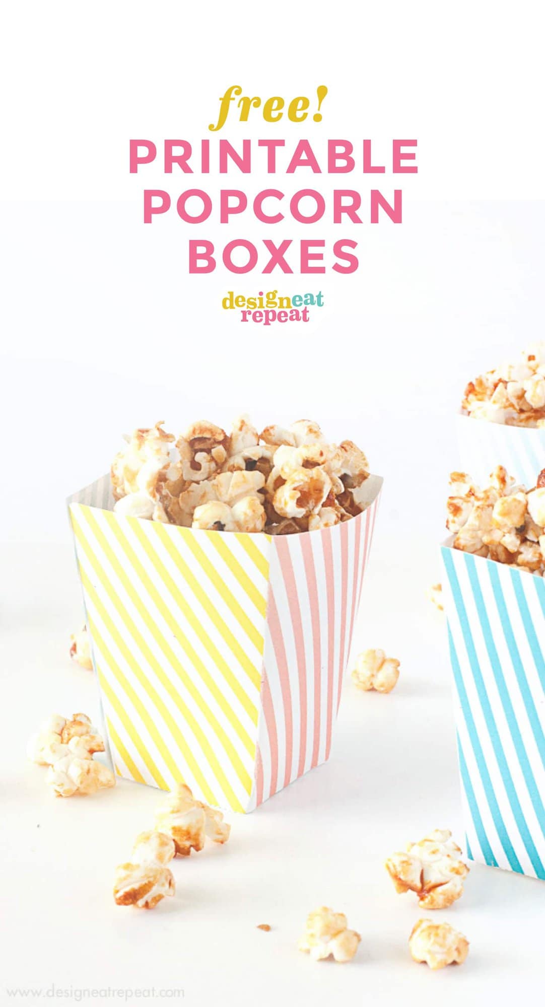 Free Printable Popcorn Template Pdf