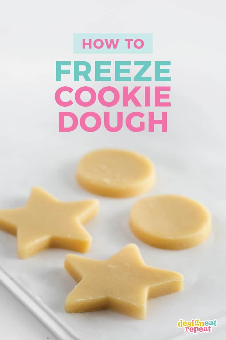 Learn how to freeze sugar cookie dough so you can prep it ahead of time and save time on decorating day!