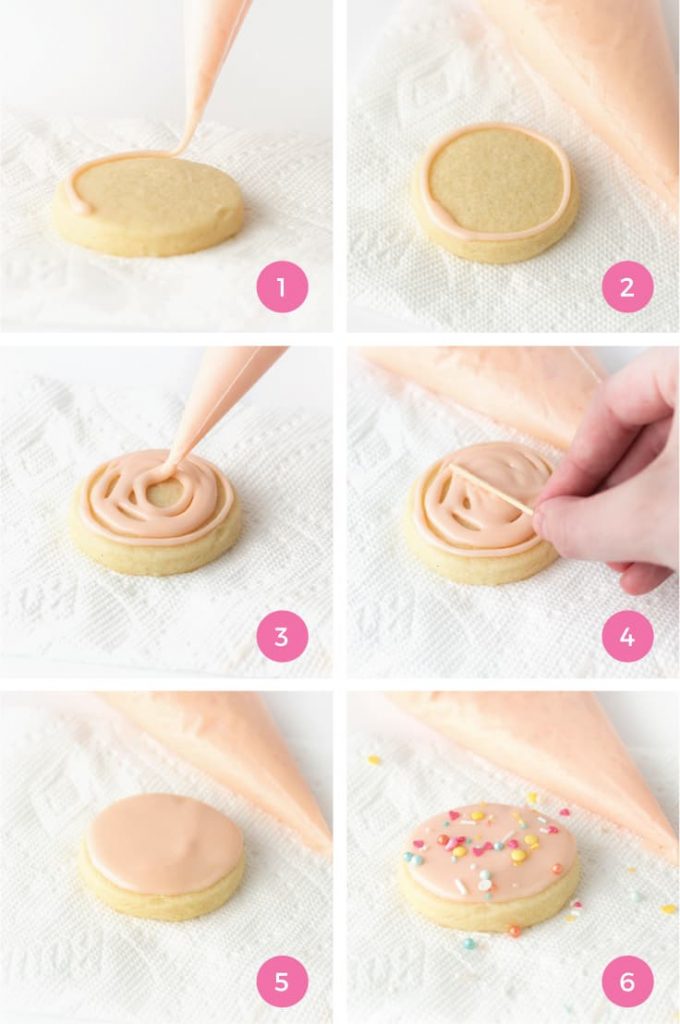 How to ice sugar cookies using powdered sugar icing for cookies