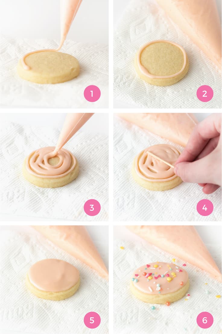Powdered Sugar Icing for Cookies - Design Eat Repeat