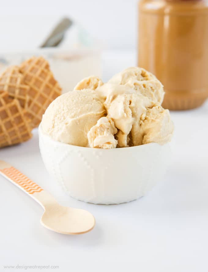 Homemade Peanut Butter Gelato