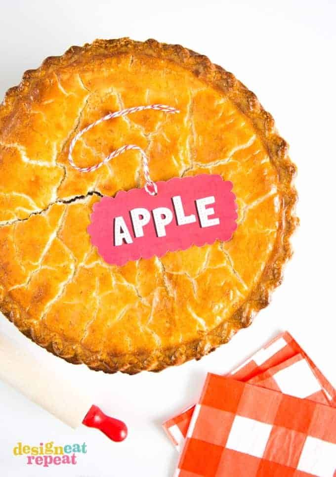 Free Printable Pie Tags