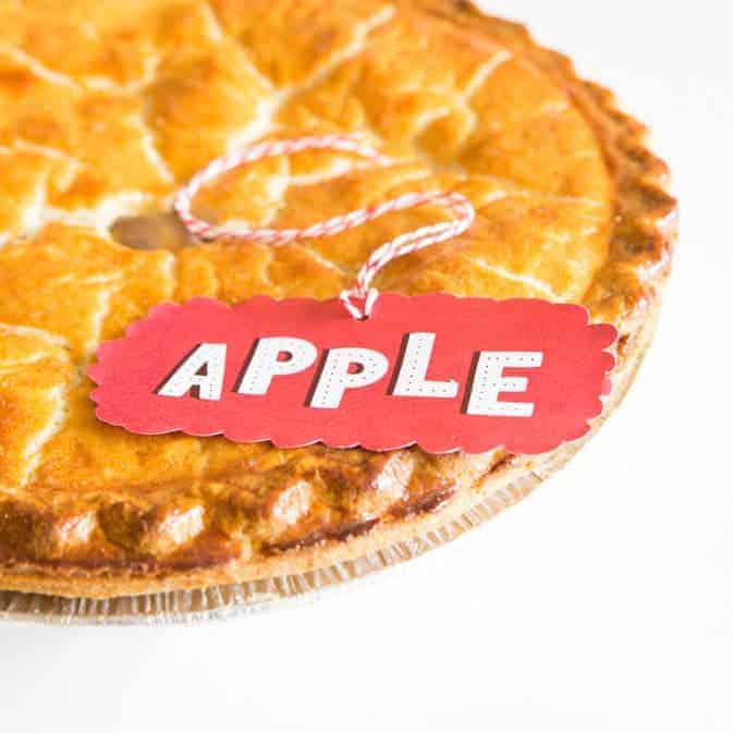 Free Printable Pie Tags!