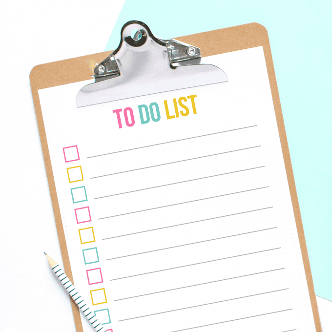 Free Printable To Do List (Cupcake Edition) - Design Eat Repeat
