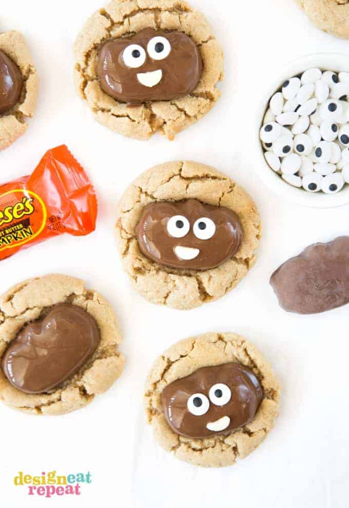 Reeses Pumpkin Peanut Butter Cookies!