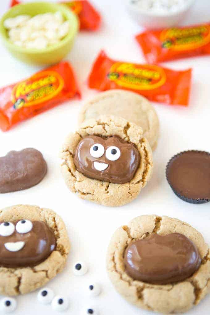 Reeses Pumpkin Peanut Butter Cookies!